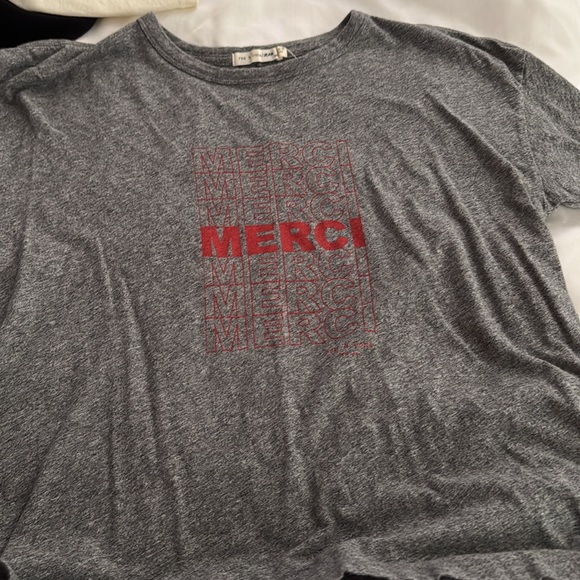 Rag & Bone “Merci” Graphic Crew Neck T Shirt Size Small Grey - Picture 3 of 3